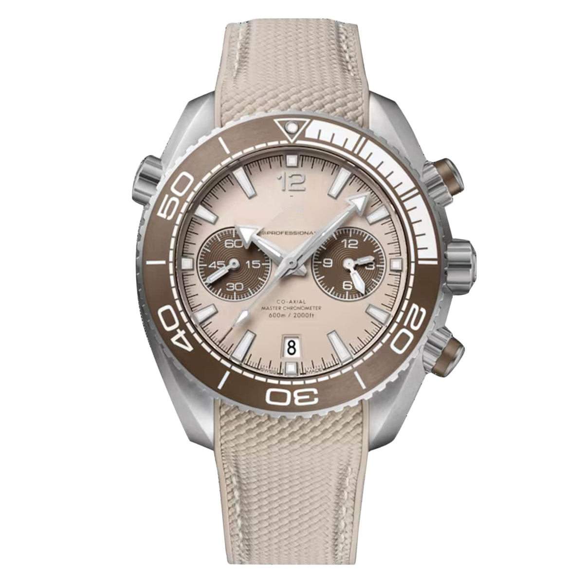 Classic White Stainless Steel 45.5mm