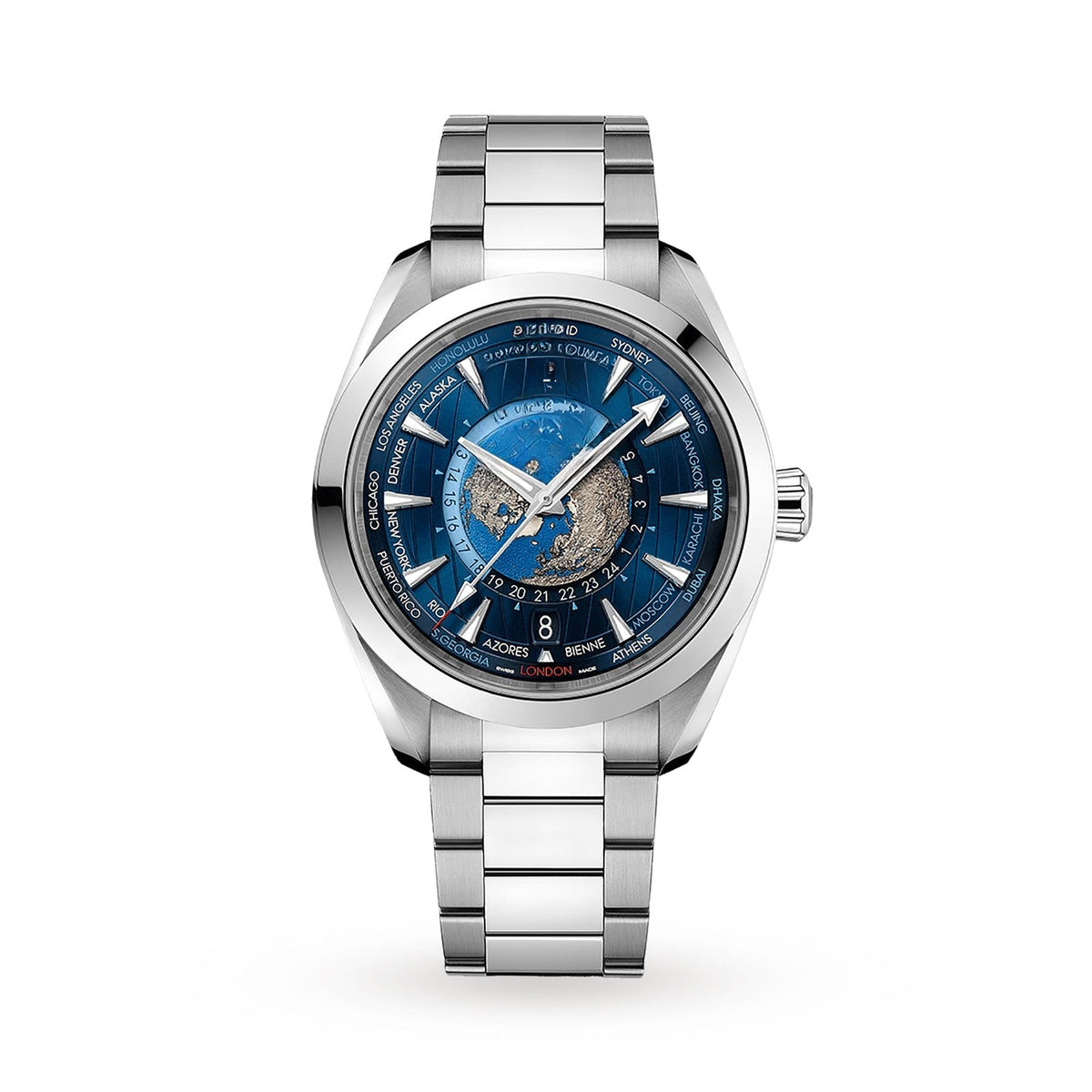 Chronograph Blue Stainless Steel 43mm (4)