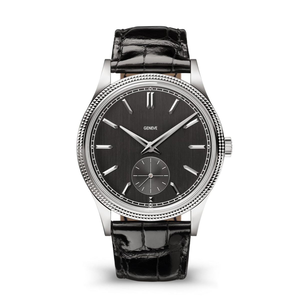 Dress White 18K White Gold 39mm