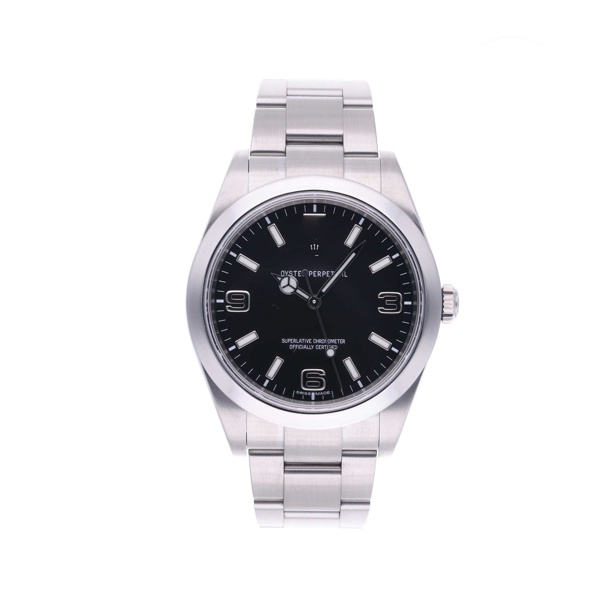 Sports Black Steel 39mm