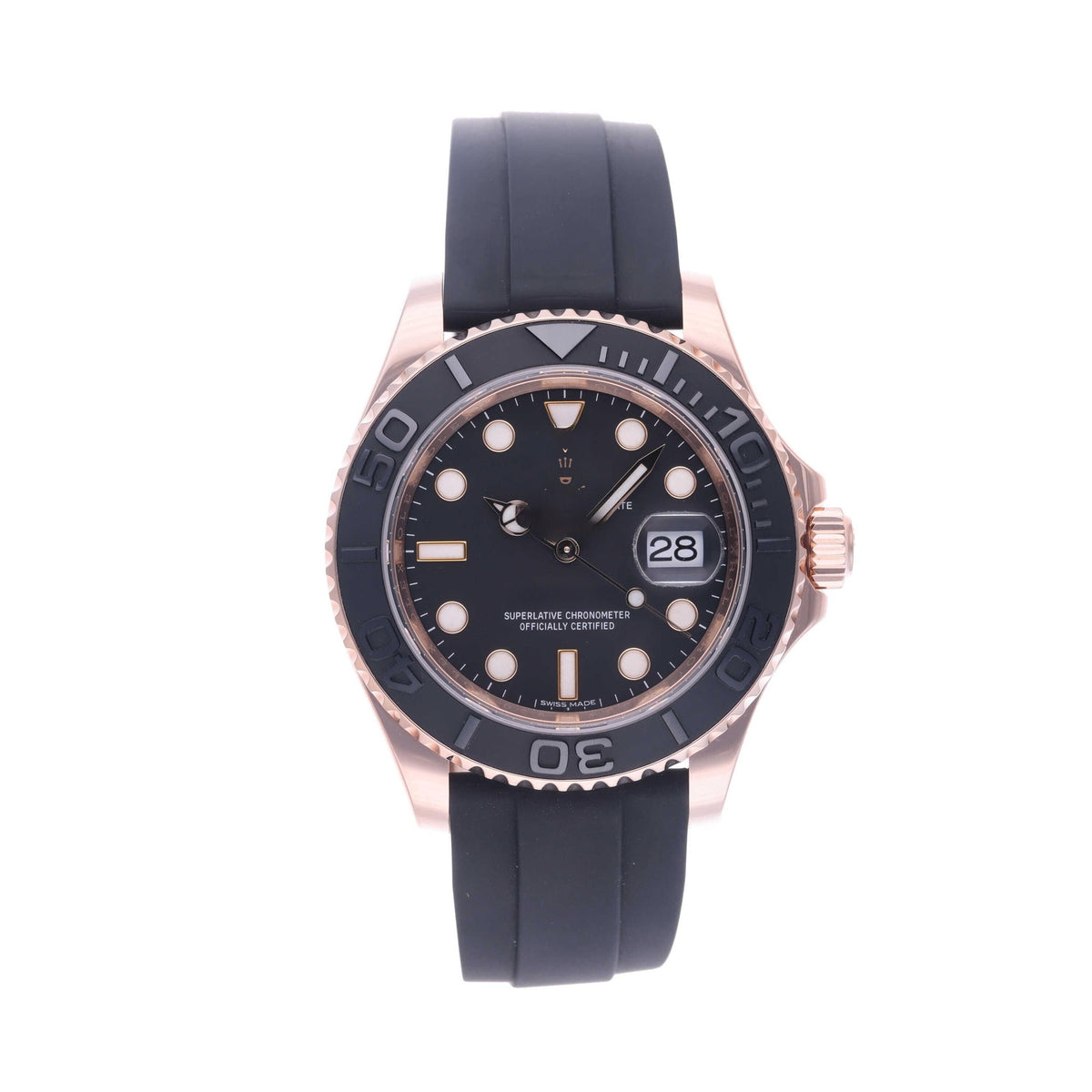 Calendar Black Rose Gold 40mm