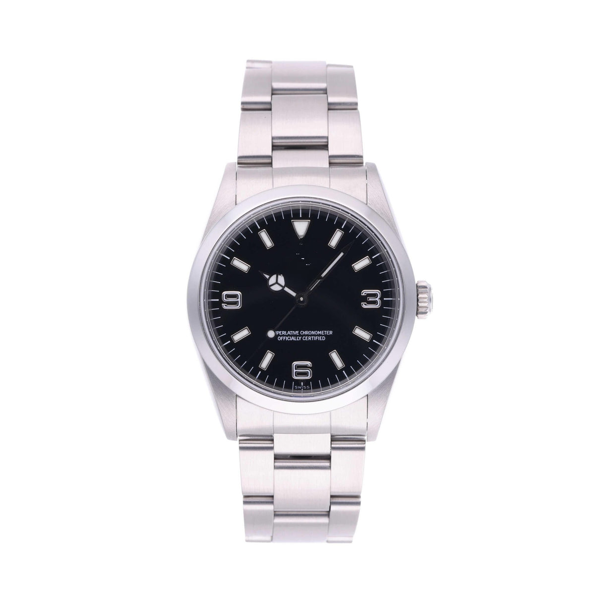Sports Black Steel 36mm