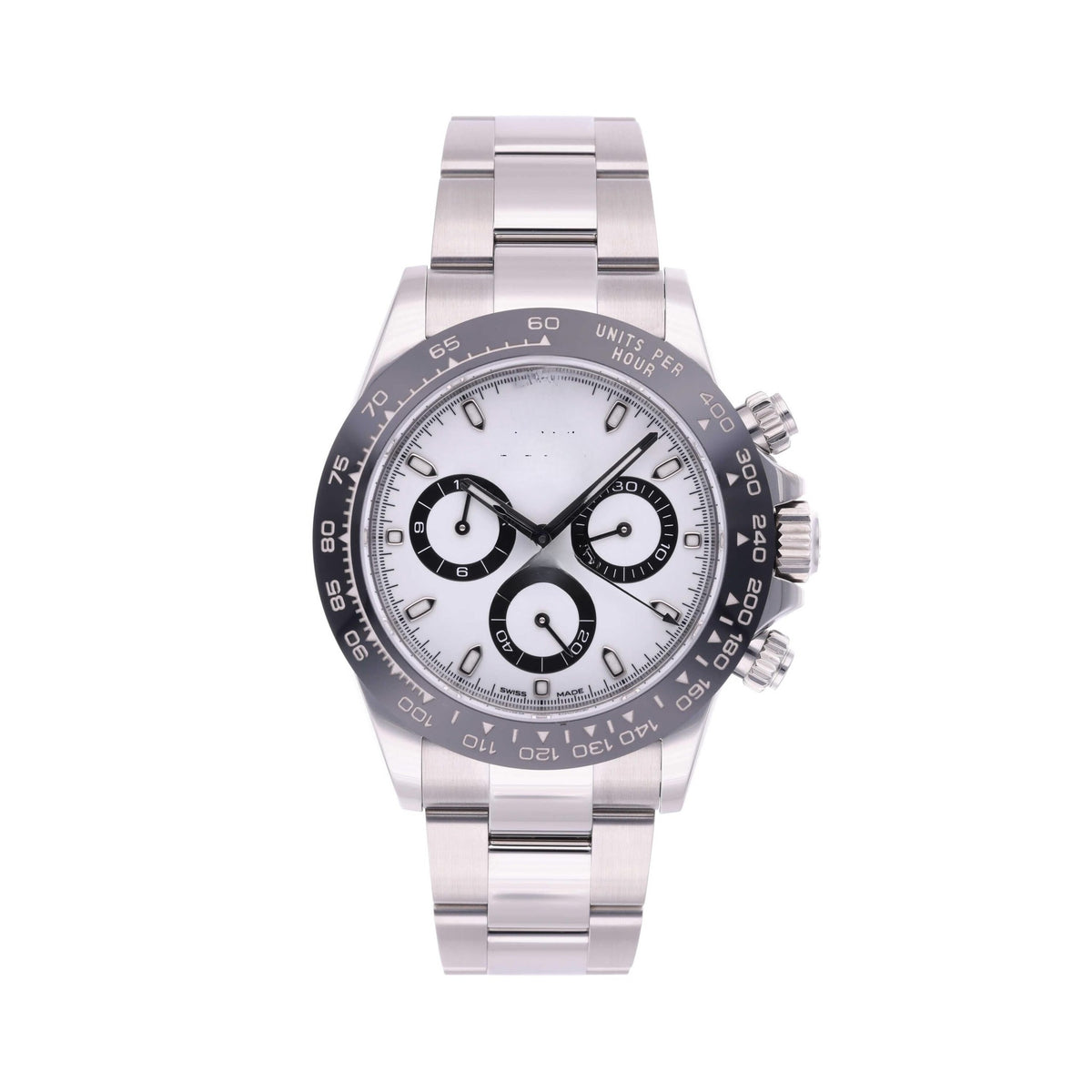 Racing White Steel 40mm