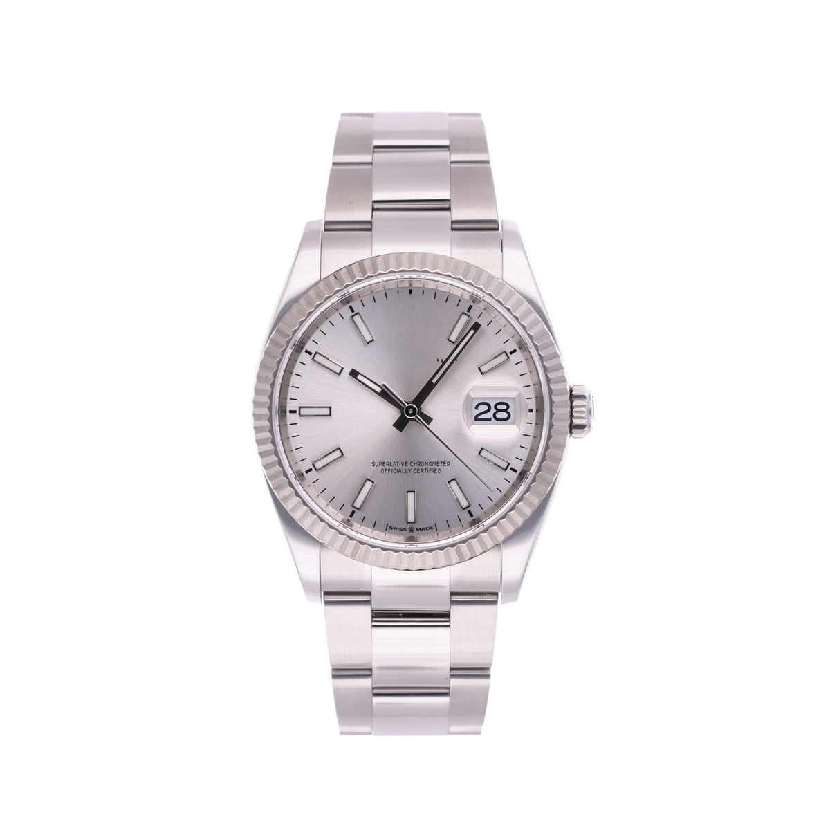 Calendar White Steel 36mm (2)