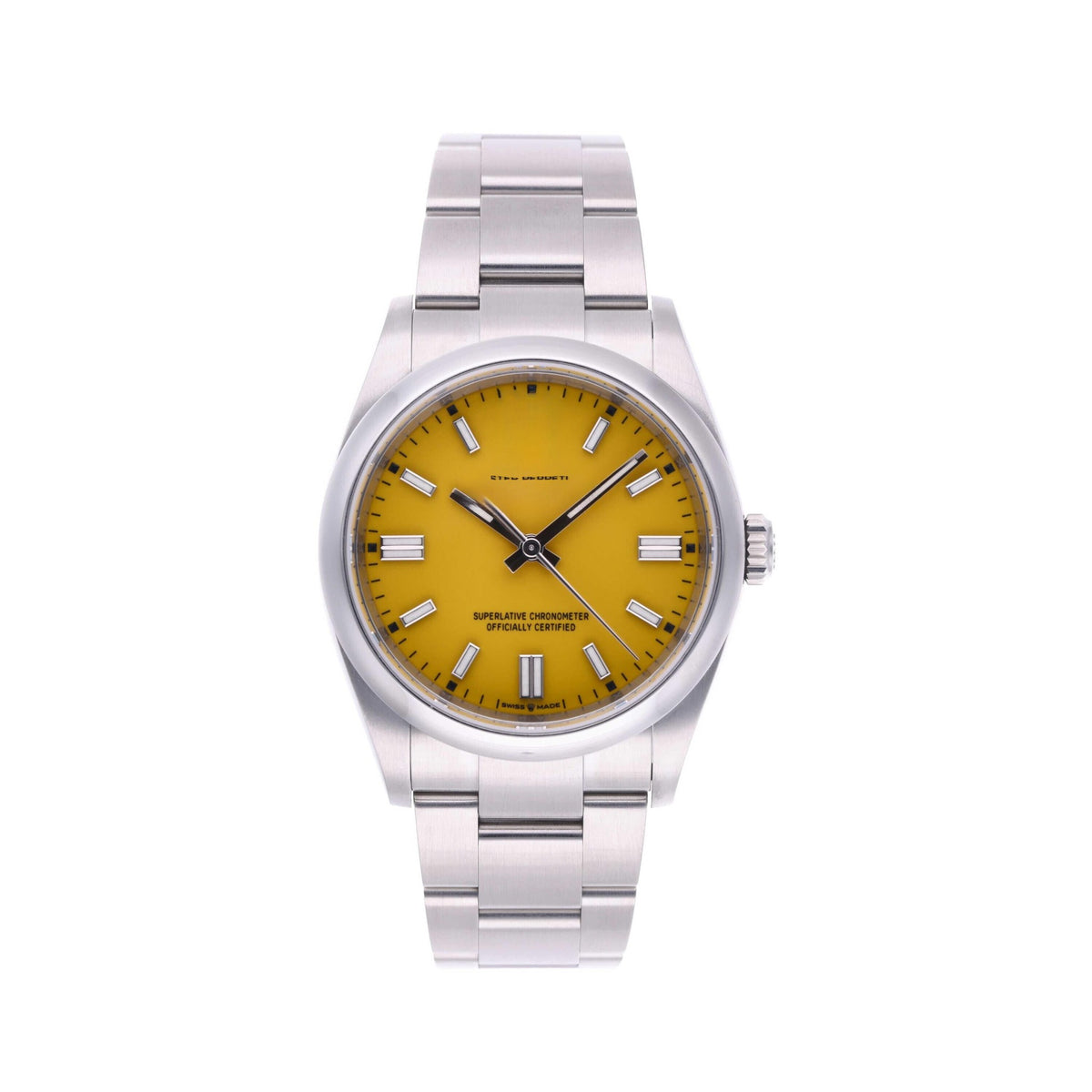 Classic Yellow Steel 36mm