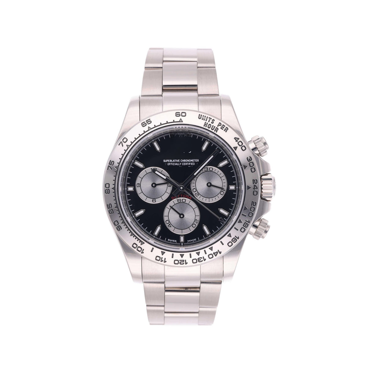 Racing Black White Gold 40mm