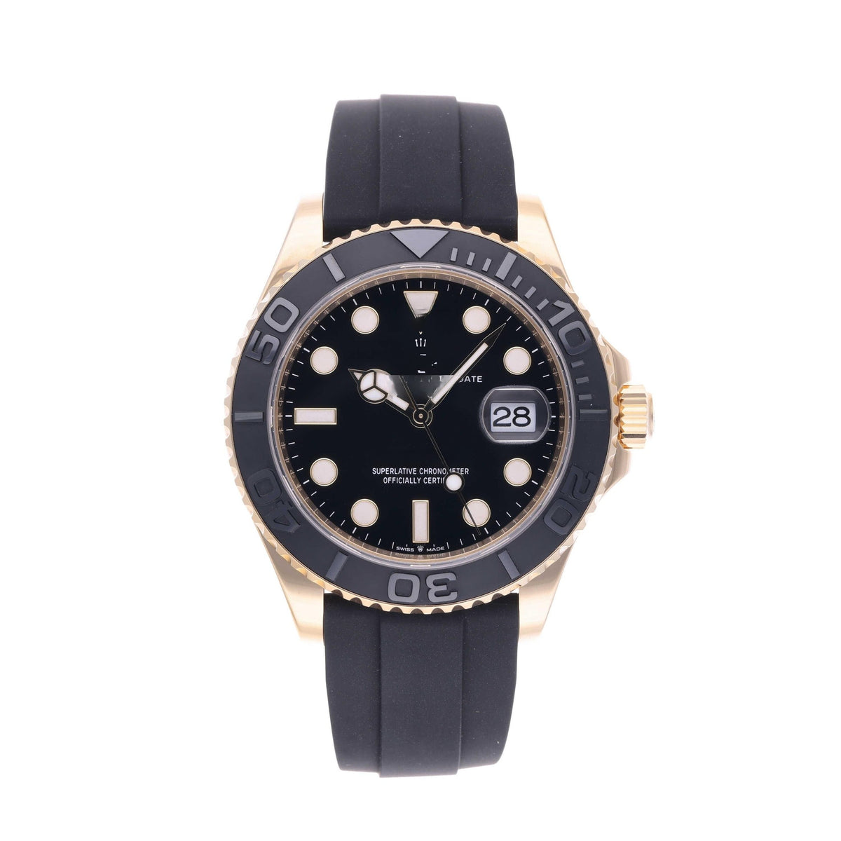 Calendar Black Yellow Gold 42mm