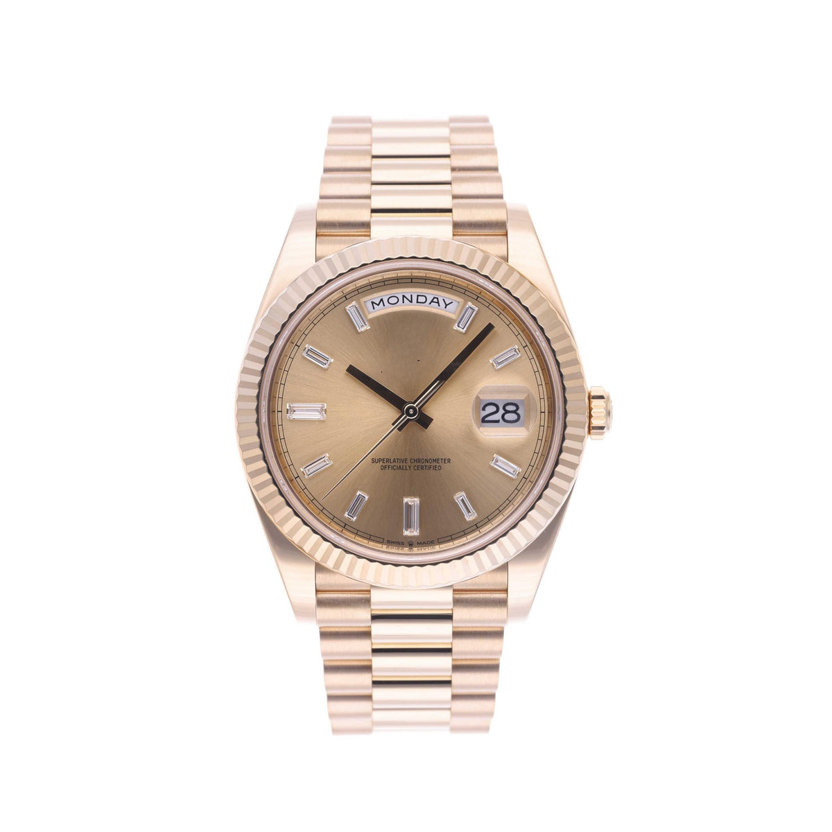 Calendar Champagne Yellow Gold 40mm (3)