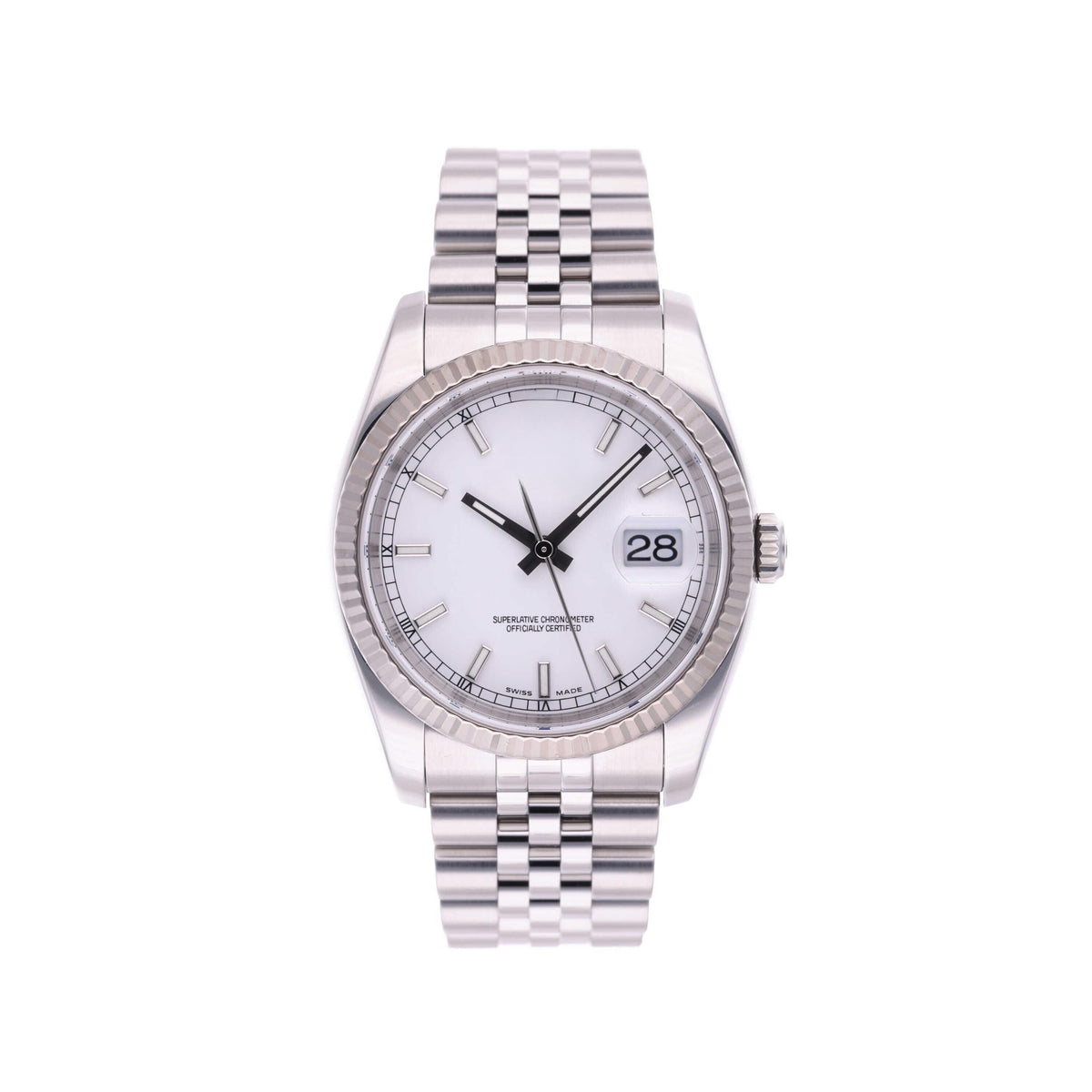 Calendar White Steel 36mm (5)