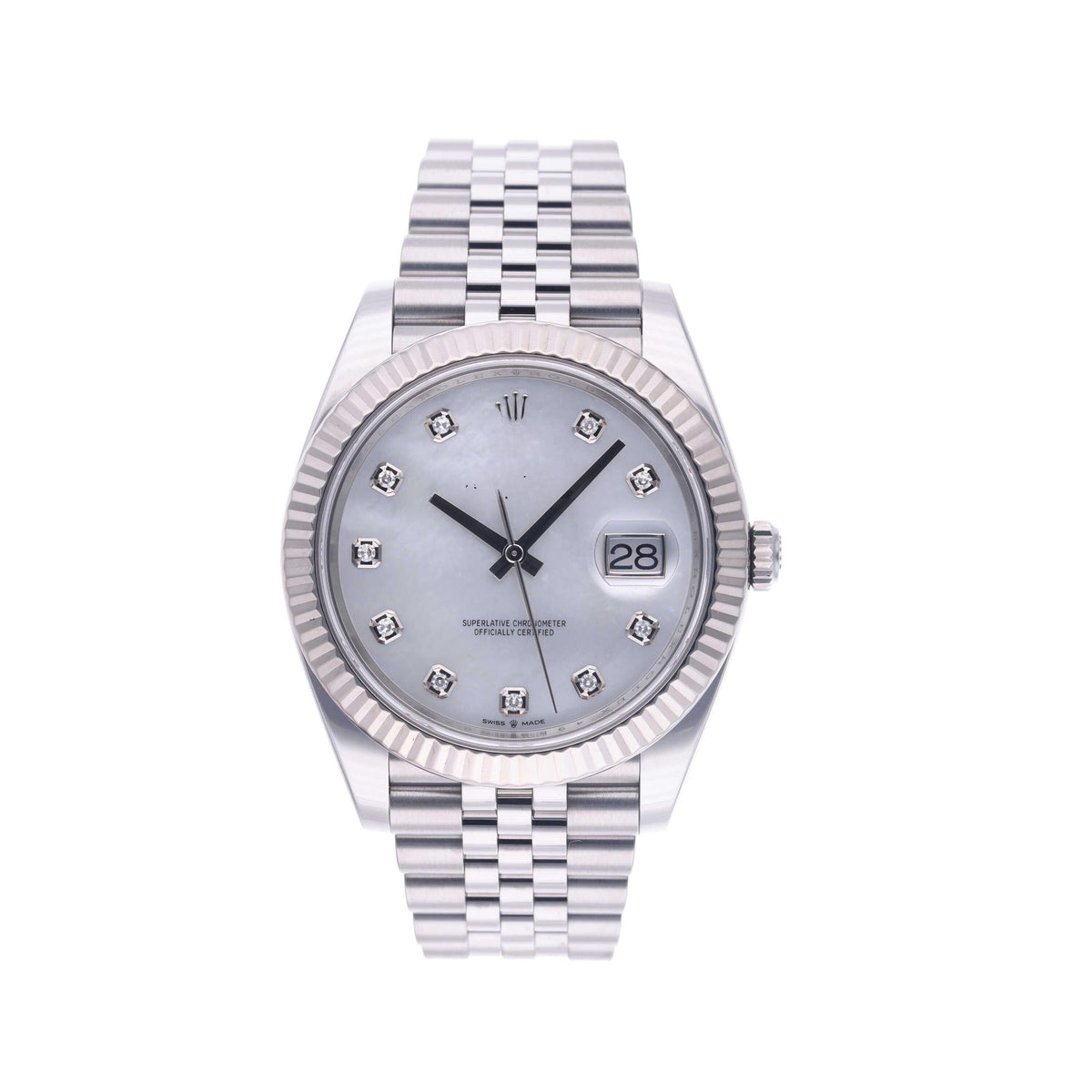 Calendar White Steel 41mm (4)