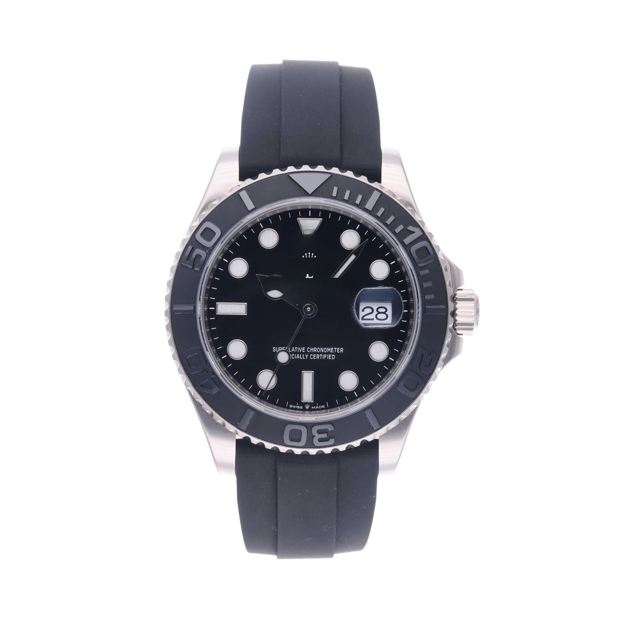 Calendar Black White Gold 42mm