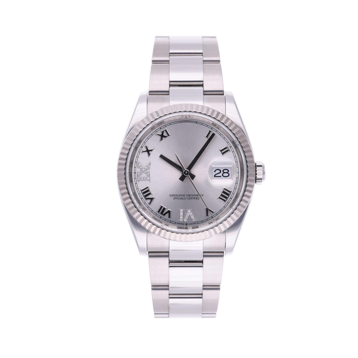 Calendar White Steel 36mm (6)