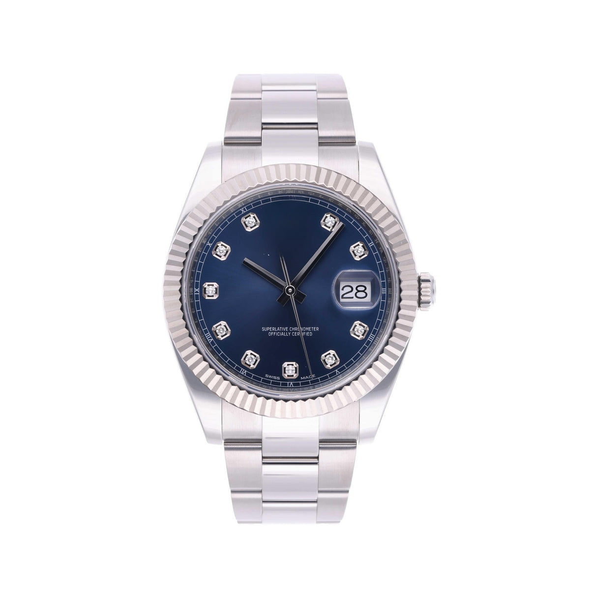 Calendar Blue Steel 41mm