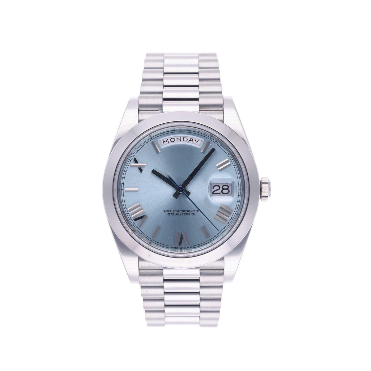 Calendar Blue Platinum 40mm