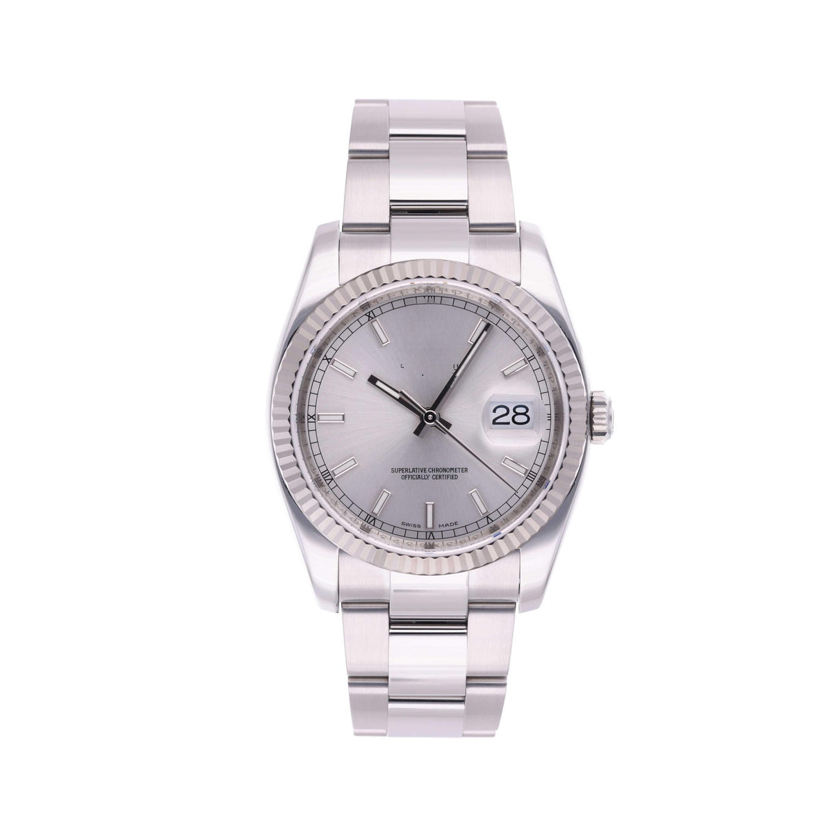 Calendar White Steel 36mm (10)