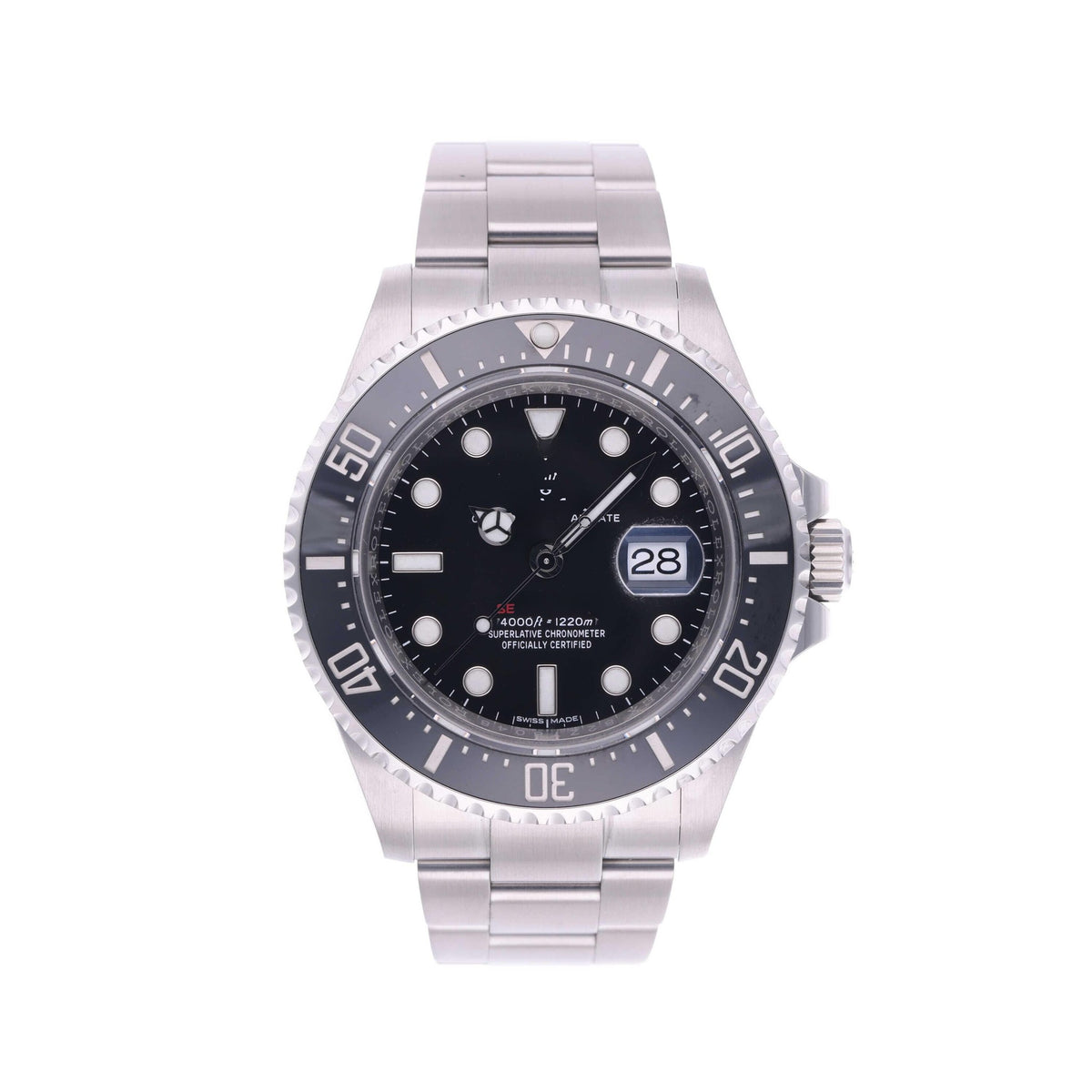 Calendar Black Steel 43mm (2)