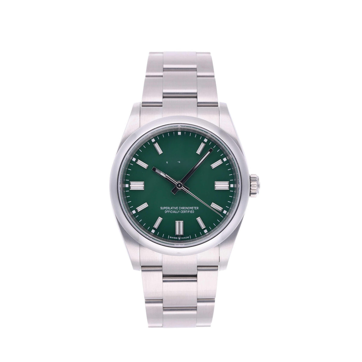 Classic Green Steel 36mm (2)