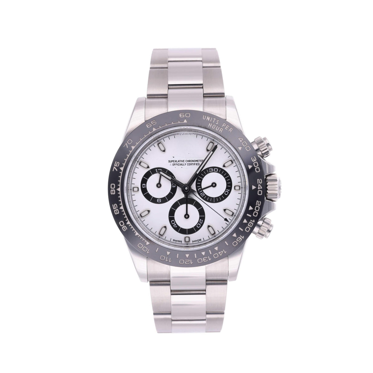 Classic White Steel 40mm