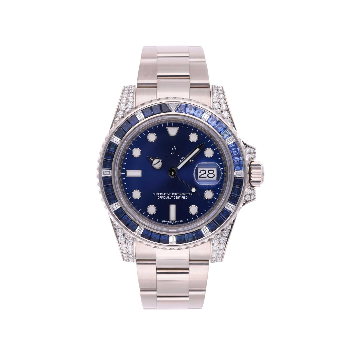 Calendar Blue White Gold 40mm (3)