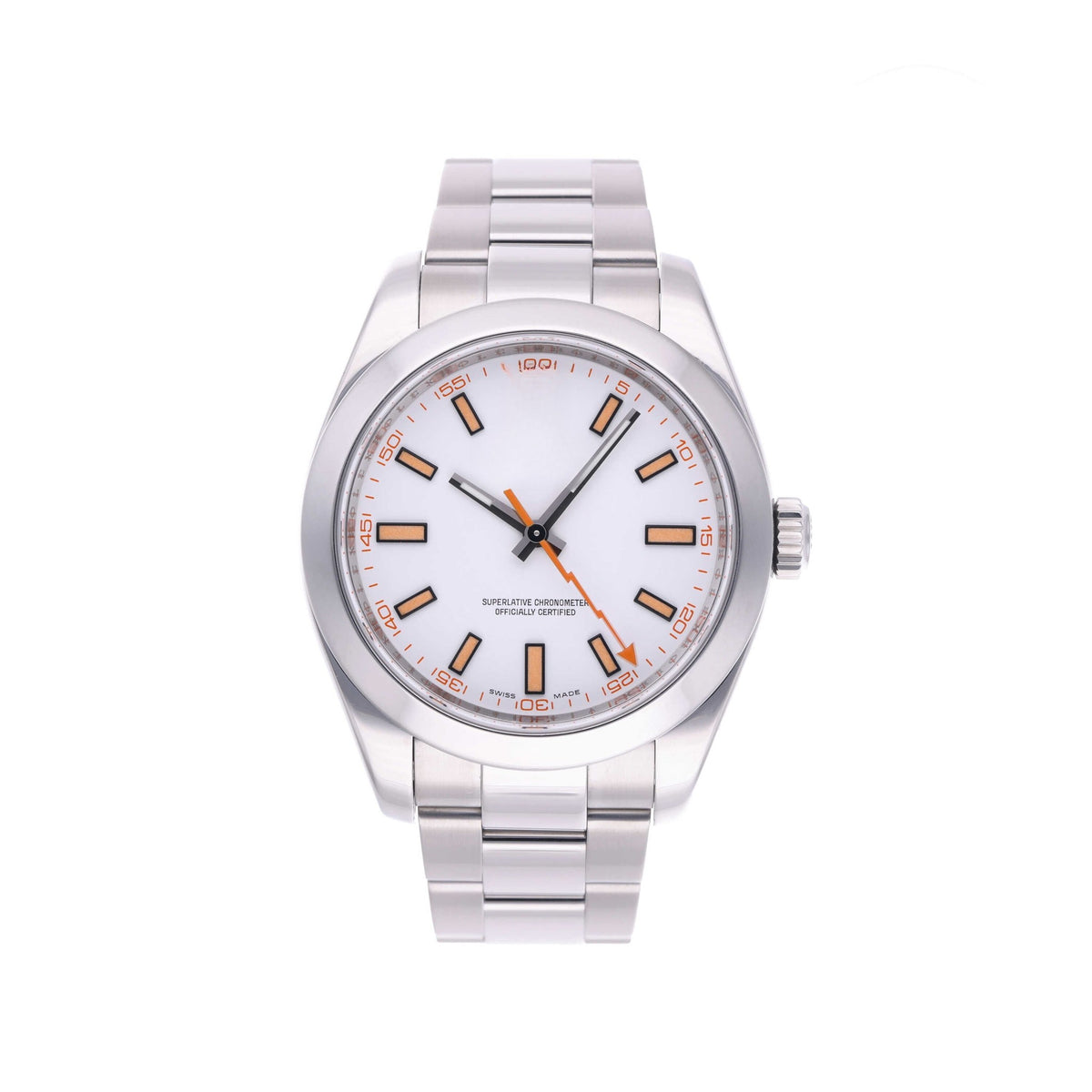 Classic White Steel 40mm (2)