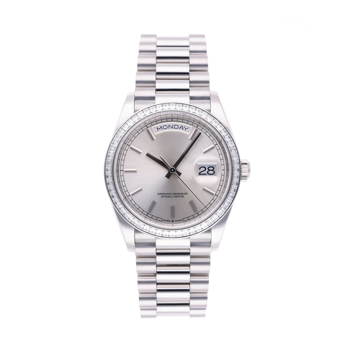Calendar Silver Platinum 36mm