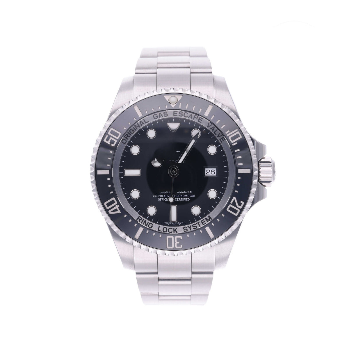 Calendar Black Steel 44mm (17)
