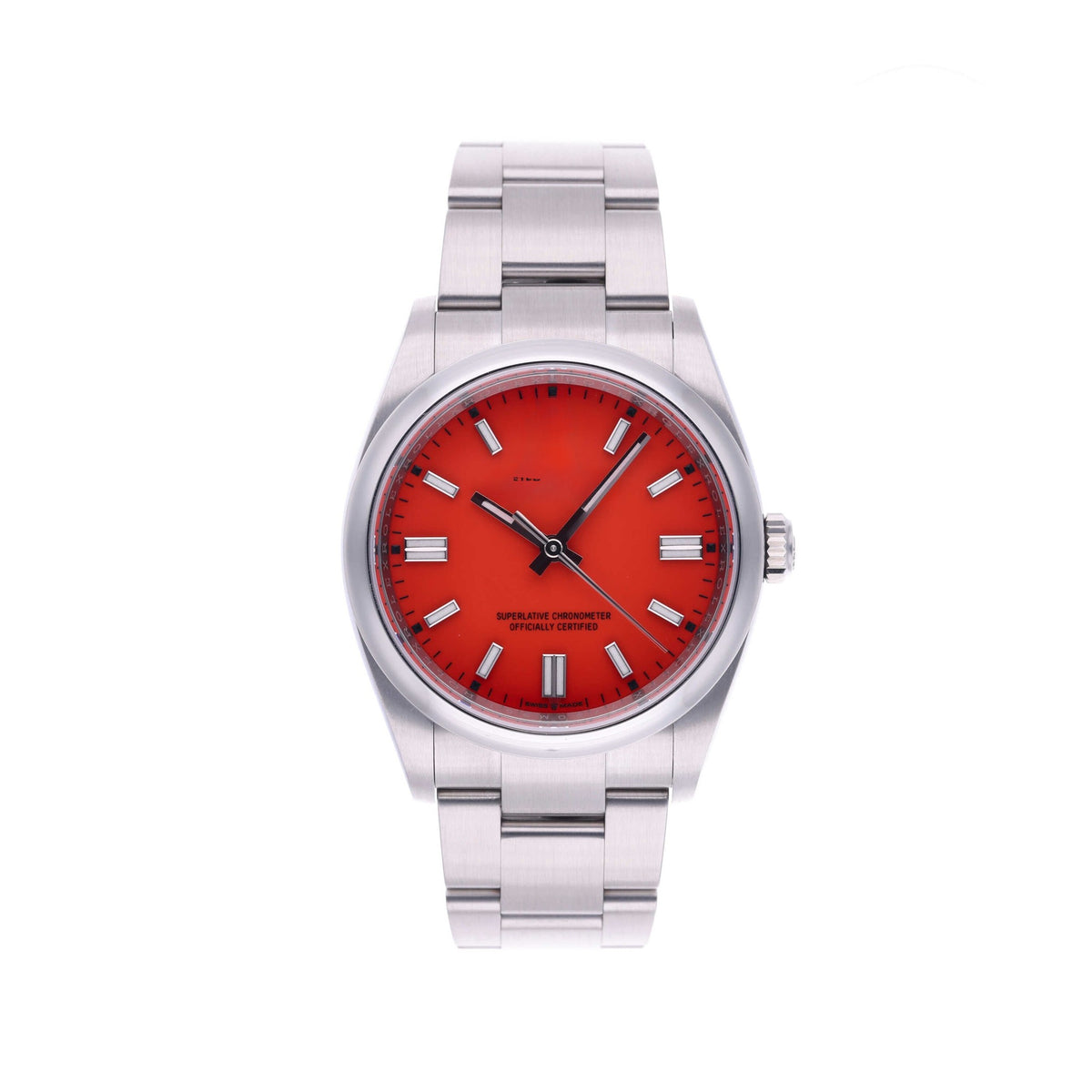 Classic Red Steel 36mm