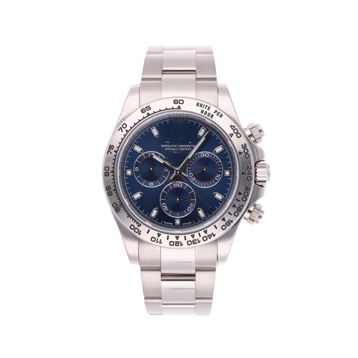 Chronograph Blue White Gold 40mm