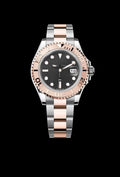 Classic Black Steel and Rose Gold