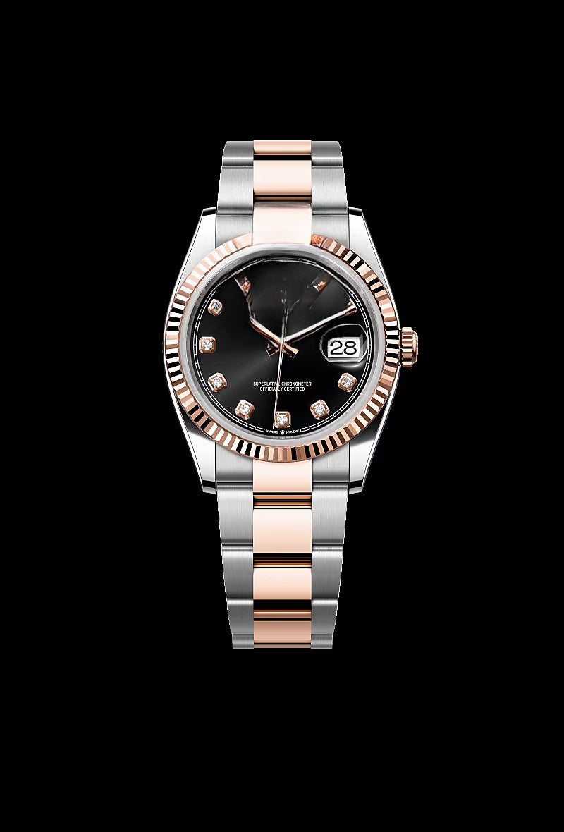 Classic Black Steel and Rose Gold (2)