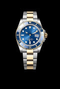 Classic Blue Steel and Yellow Gold