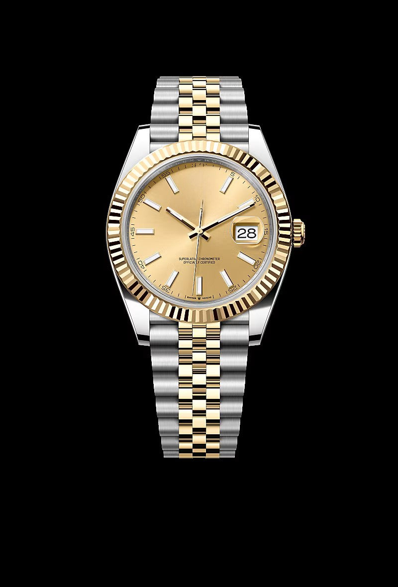 Classic Champagne Steel and Yellow Gold (2)