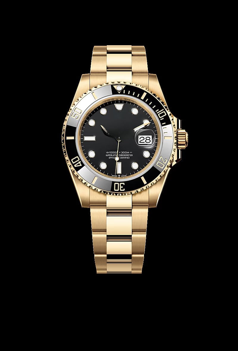 Classic Black 18 ct yellow gold