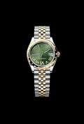 Classic Green Steel and Yellow Gold