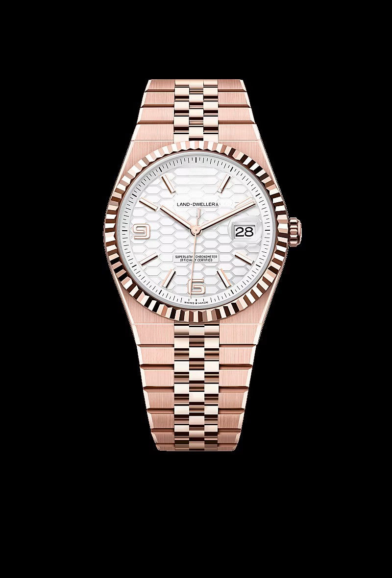 Classic White 18 ct Rose gold 40mm