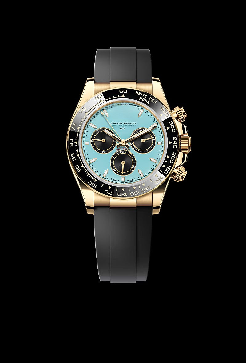 Classic Black 18 ct yellow gold 40mm
