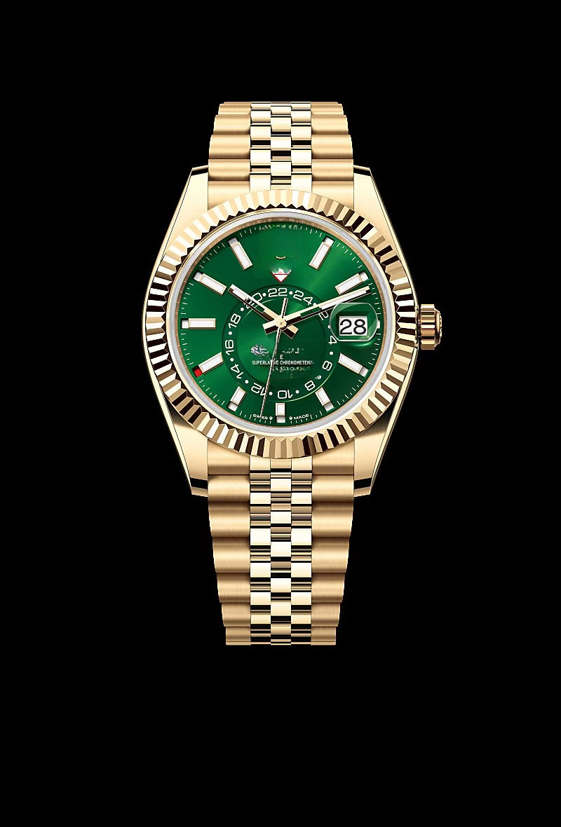 Classic Green 18 ct yellow gold 42mm
