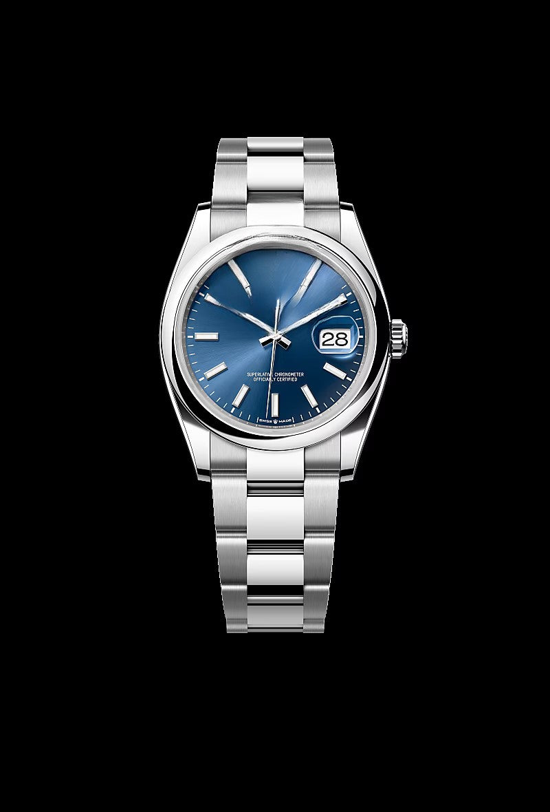 Classic Blue Steel 36mm