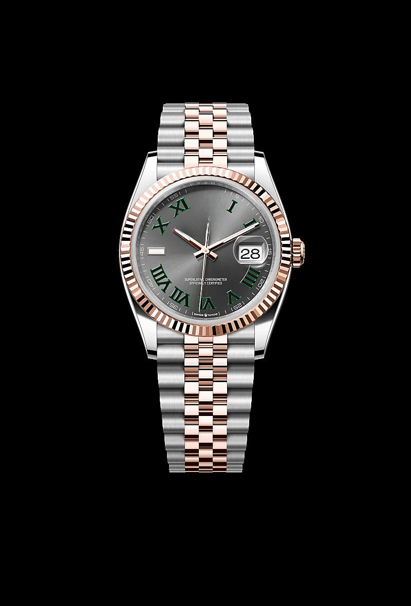 Classic Slate Steel and Rose Gold 36mm