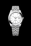 Classic White Steel 41mm
