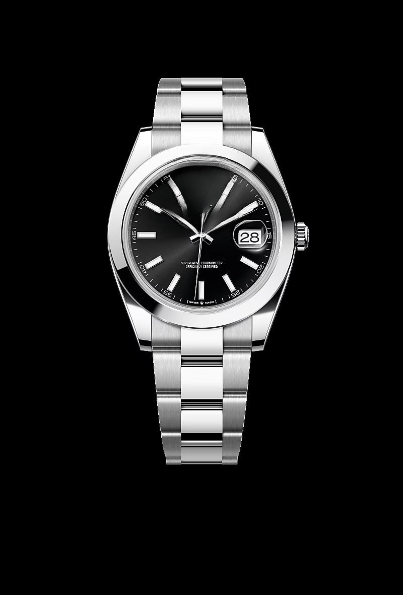 Classic Black Steel 41mm