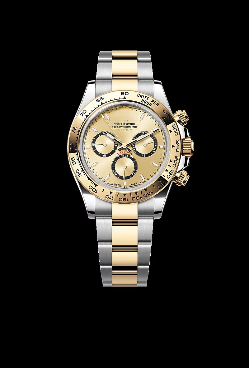Classic Black Steel and Yellow Gold 40mm (2)