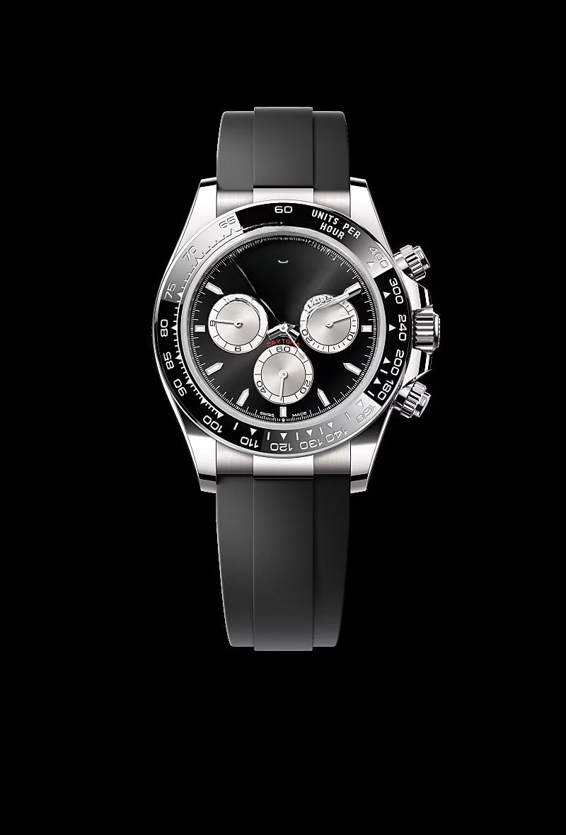 Classic Black 18 ct white gold 40mm