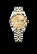 Classic Champagne Steel and Yellow Gold 42mm