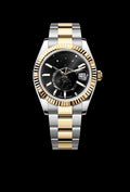 Classic Black Steel and Yellow Gold 42mm