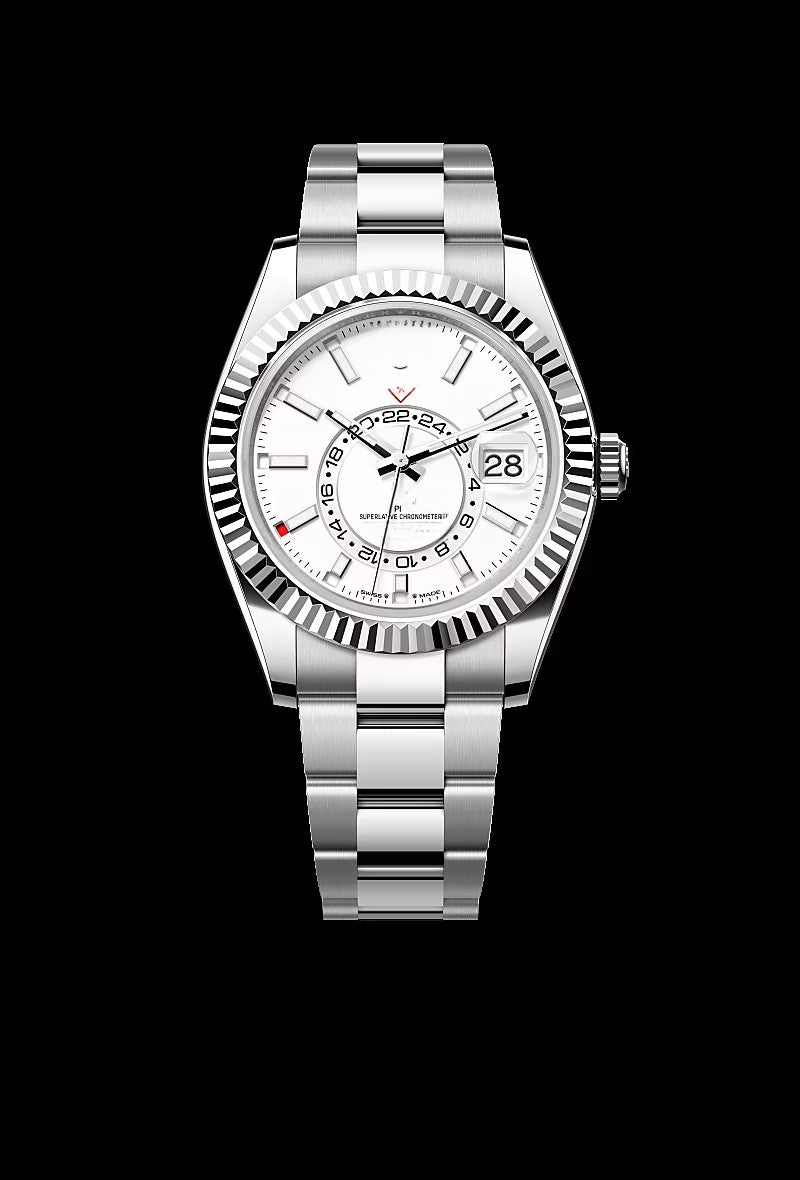 Classic White Steel and White Gold 42mm