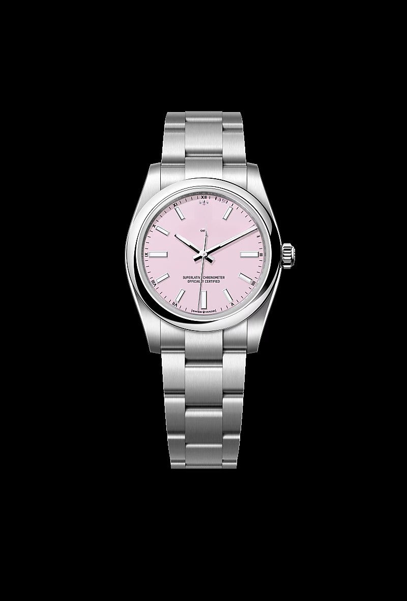 Classic Pink Steel 34mm