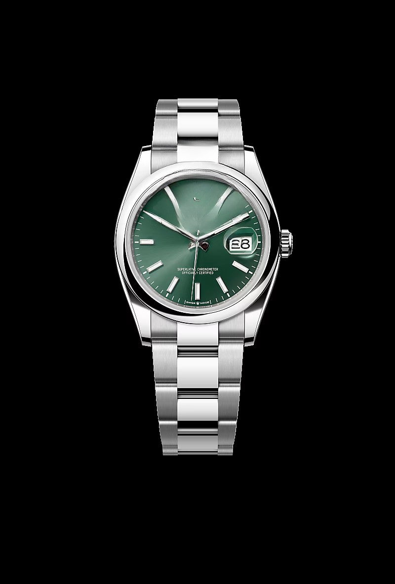 Classic Green Steel 36mm