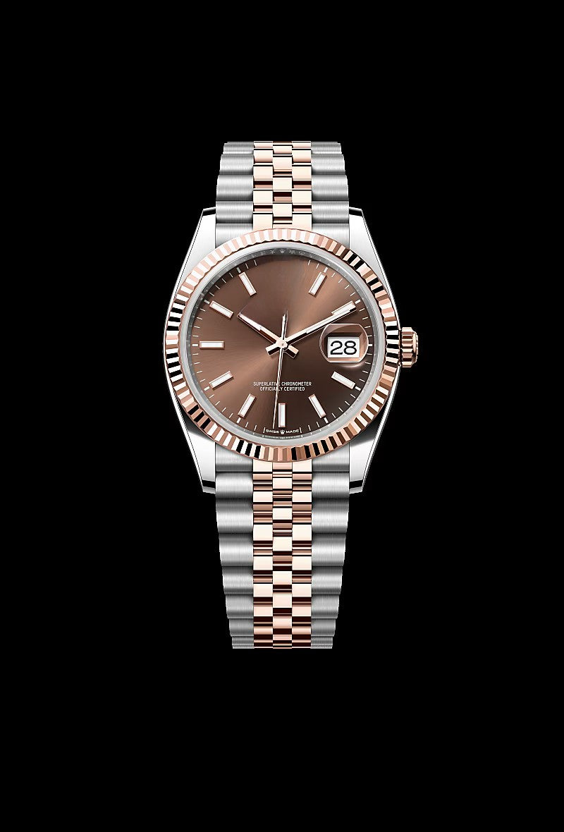 Classic Chocolate Steel and Rose Gold 36mm