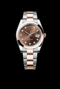 Classic Chocolate Steel and Rose Gold 41mm